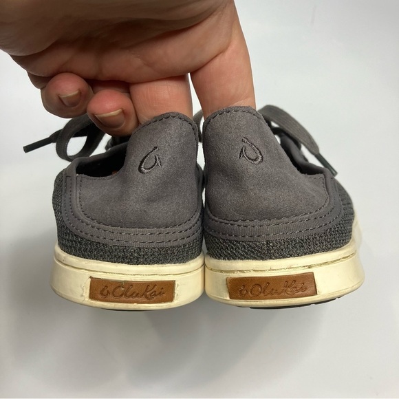Olukai pehuea Li convertible sneakers dark gray size 6 - Picture 7 of 9